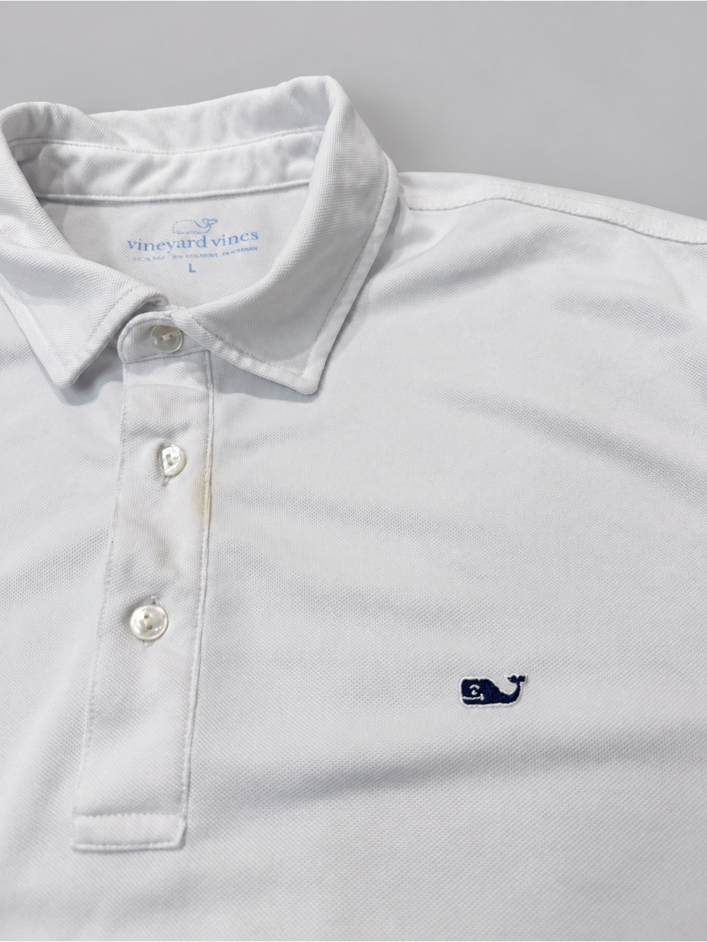 Vineyard Vines Men’s White Polo Shirt